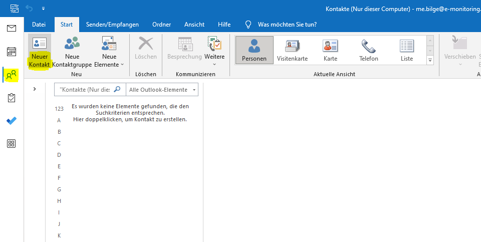 Verschlüsseln von E-Mails in Microsoft Outlook